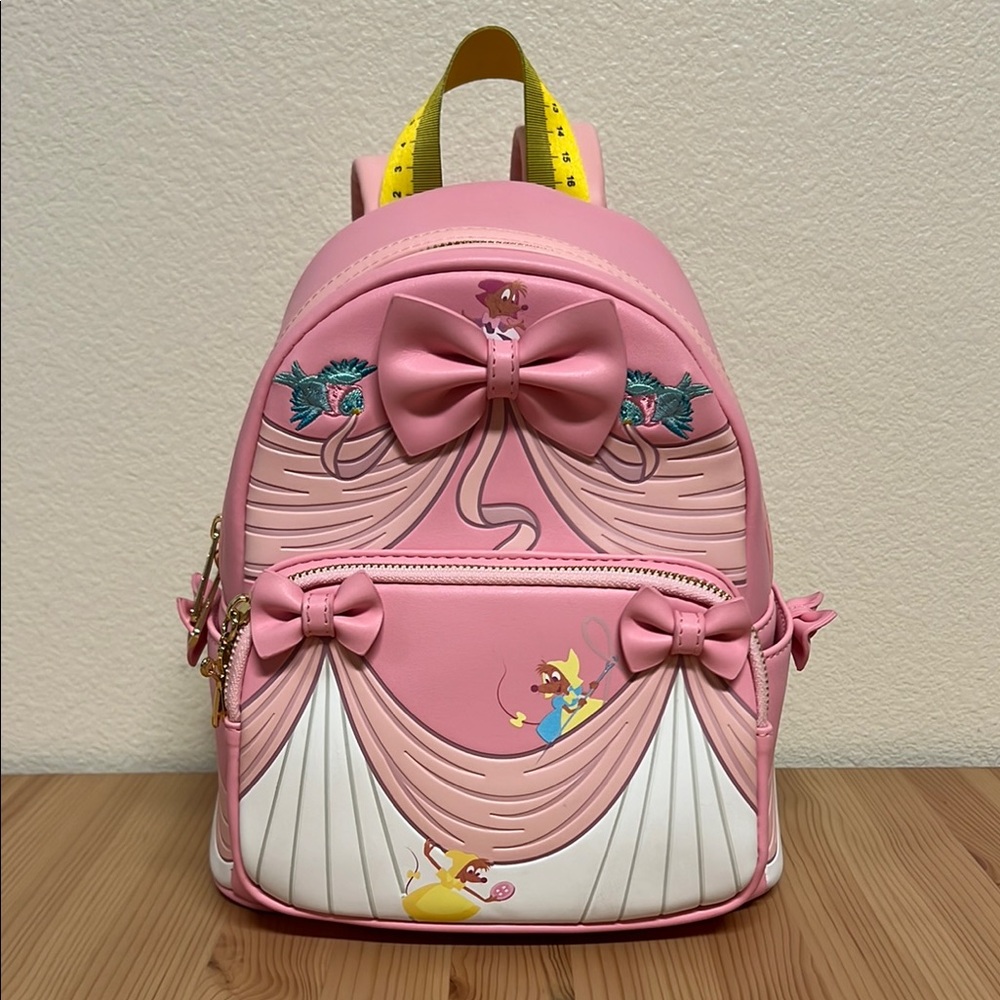Loungefly Pink and White Backpack